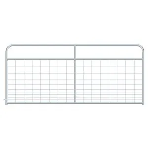 Agricultural gate with sturdy frame