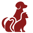 Dog and cat graphic illustration