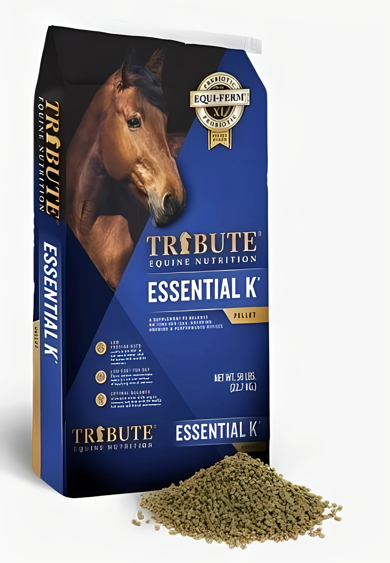 Equine nutrition product packaging