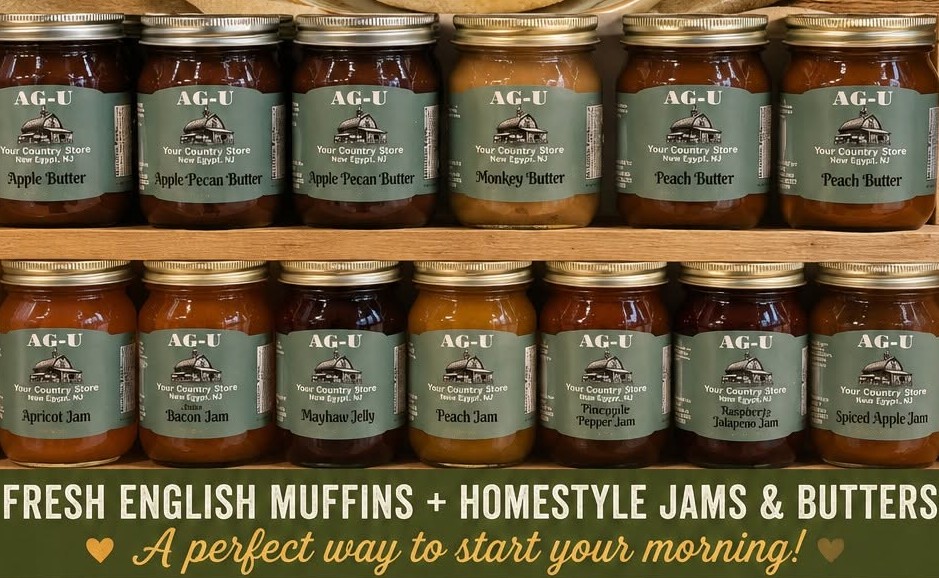 Assorted artisanal jams and fruit butters